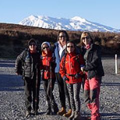 a group of people posing for the camera